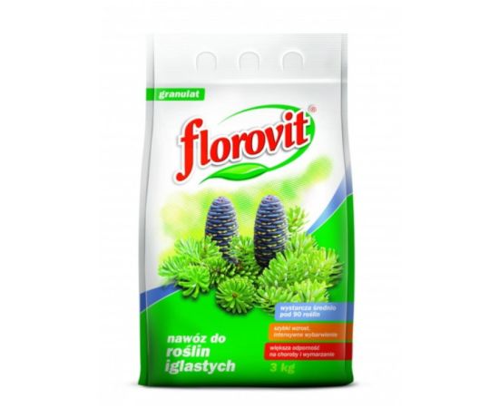 Удобрение для хвойных пород Florovit granular fertilizer for conifers 3 kg