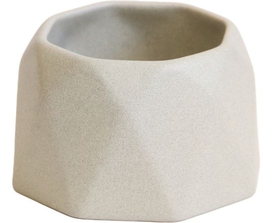 Pot ceramic for succulents Oriana №1 0,35 l beige