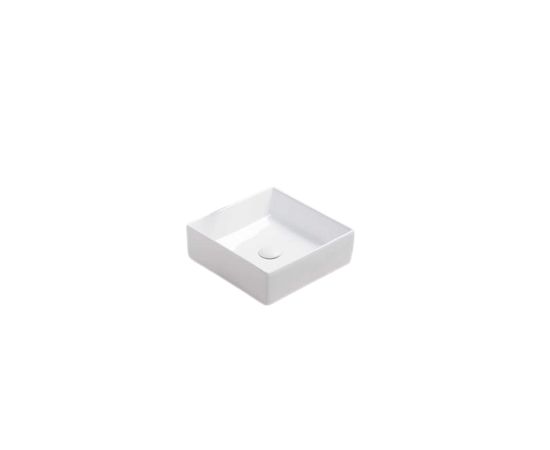 Washbasin Pate Square 78570B(35) Glossy white