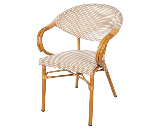 Aluminum chair Starbucks armchair 87368 beige