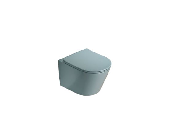 Wall hung toilet Pate B2330MLG Rimless Matt Aqua green