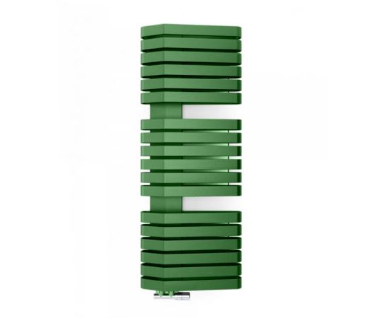 Decorative heated towel rail TermaI RON S green Ral 6002 Soft (GD) 925/500