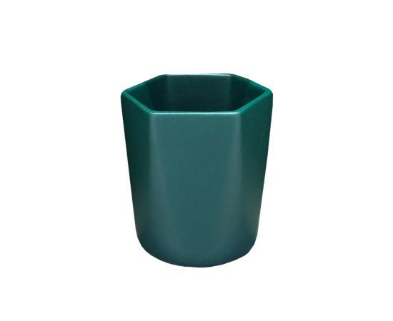 Pot ceramic emerald Oriana №4 0,35l