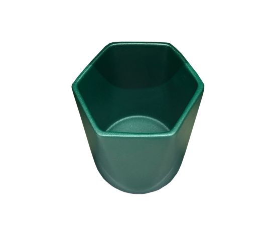 Pot ceramic emerald Oriana №4 0,35l