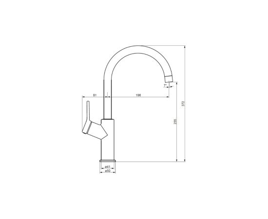 Kitchen Faucet Damixa DX310720000 Eclipse