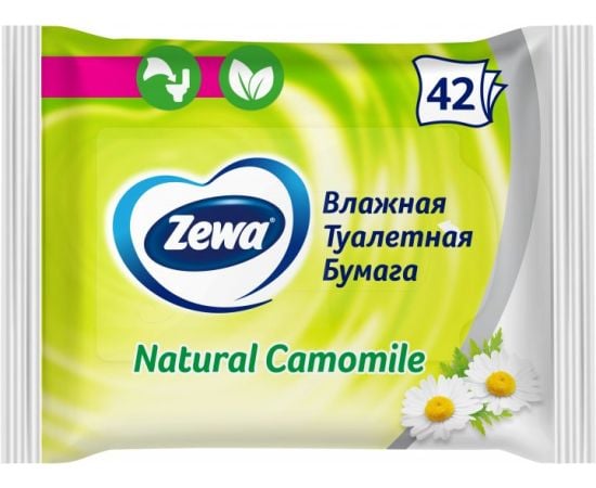 Toilet paper wet Zewa chamomile 42 pcs