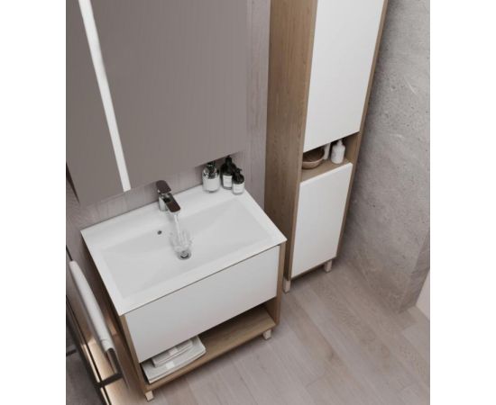 Bathroom furniture with washbasin Sanservice Jersi 80