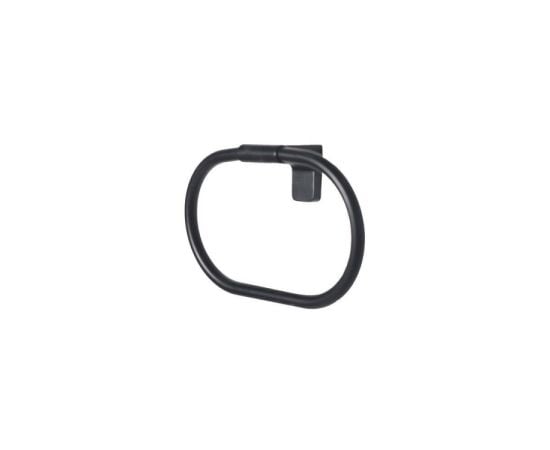 რგოლი პირსახოცებისთვის Tema Premium Ring Towel Bar 71008 B-e Black