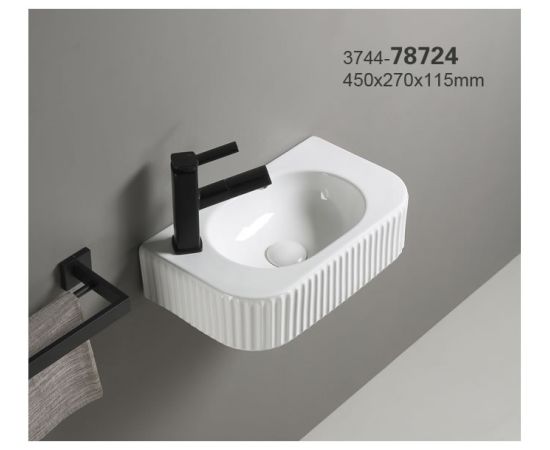 Washbasin Pate 78724 Glossy white Reflone