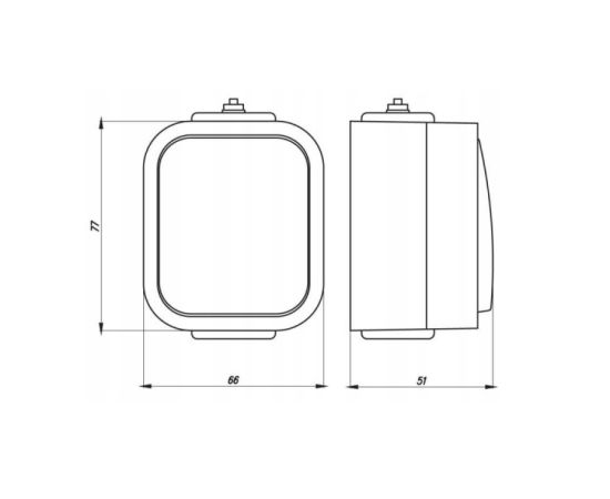 Switch Abex 2 surface mounted black IP54 B2