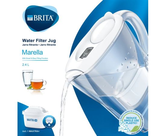 Фильтр-кувшин Brita Marella ME4W MXplus CU EMEAO 2,4л белый