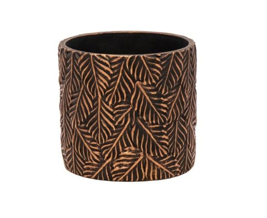 Горшок цветочный Mega Collections Adana Ash Cylinder Bronze 22,5x21см