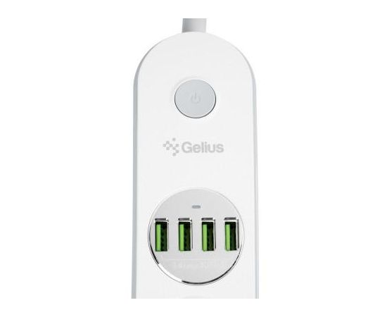 Фильтр сетевой Gelius 4 2м 4 USB-А 3,4А