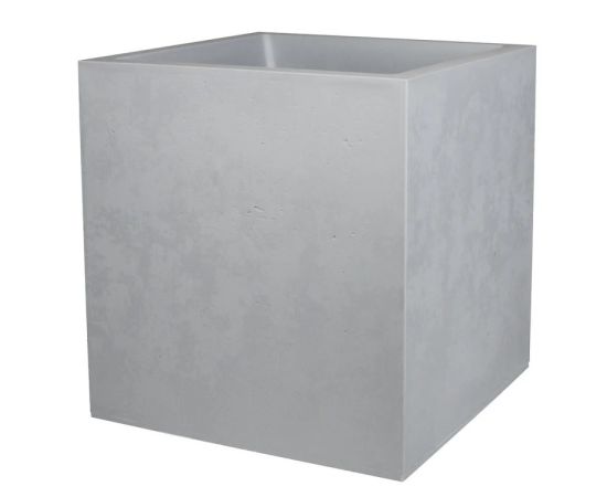 Plastic pot EDA Plastiques POT CARRE BASALT 39,5 x 39,5 x 43,5cm 31l