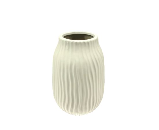 Vase with floral stripes TA-195