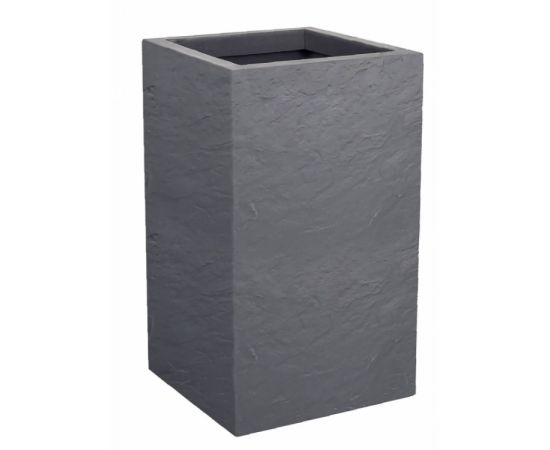 Plastic pot EDA Plastiques CARRE HAUT VOLCANIA'UP 29,5x29,5x49,5cm 36L