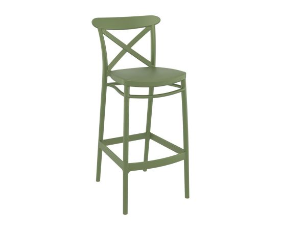 Bar seat green Cross 106x52x45 cm