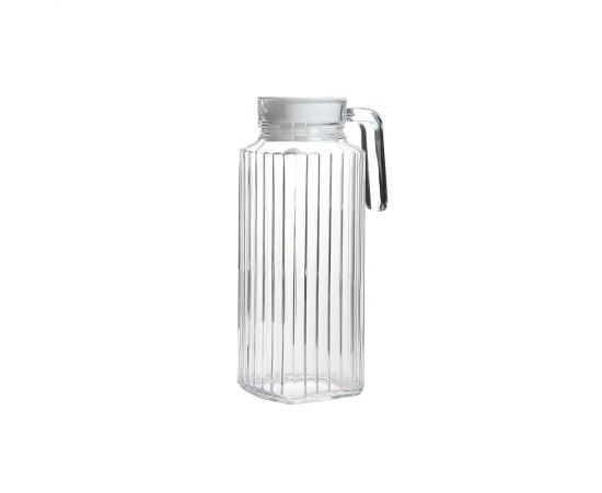 Glass carafe with a plastic lid Luminarc QUADRO 270261 1,3l