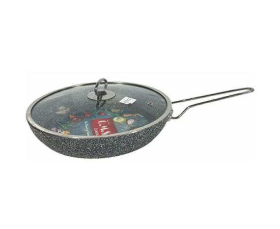 Frying pan granite gray OMS 28x6sm 2,8l 3208 25222