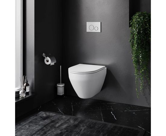 Wall-hung toilet with lid AM.PM C701700SC