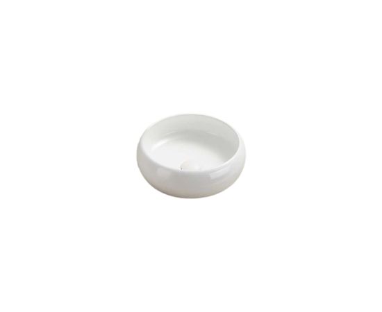 Washbasin Pate Round 113 Glossy white