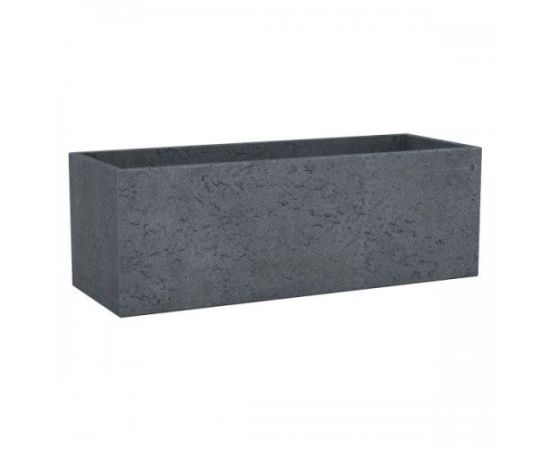 ქოთანი  ეზოს Scheurich 240/80 C-CUBE LONG STONY BLACK