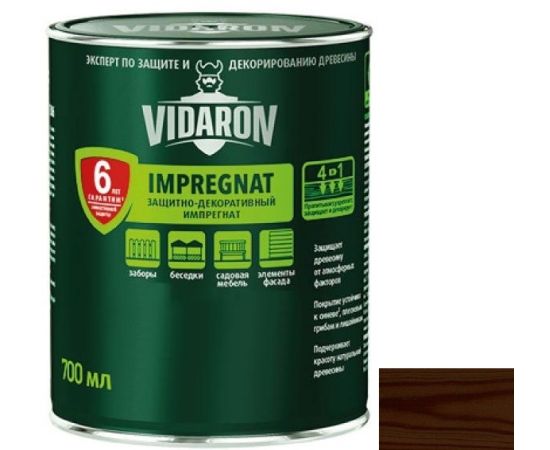 Wood impregnation Vidaron Impregnat 700 ml V10 african wenge