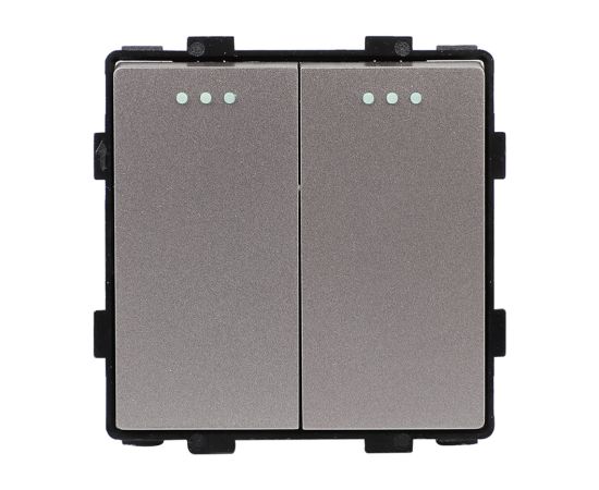 Switch without frame Socket Style 2 grey