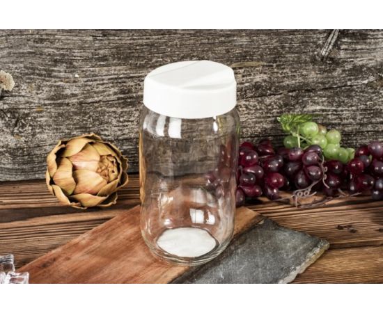 Glass jar for product storage Koopman 1l