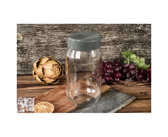 Glass jar for product storage Koopman 1l