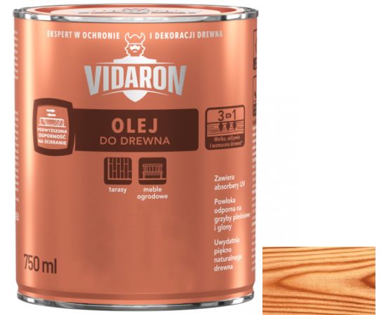 Wood oil Vidaron 750 ml D02 teak natural