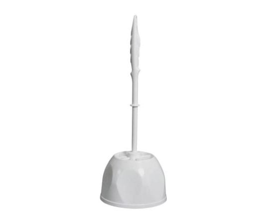 ჯაგრისი უნიტაზისთვის Bisk AGA BRUSH AND HOLDER WHITE