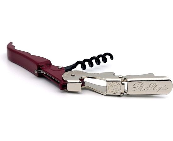 Bottle opener with knife Slider Pulltex burgundy