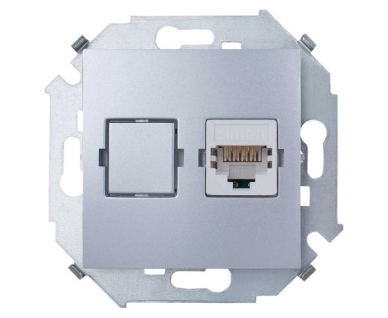 Computer socket Simon 1591598-033 15 RJ-45 aluminum