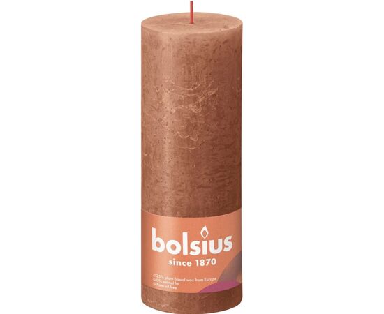 სანთელი Bolsius Rusty Pink 190/68 მმ