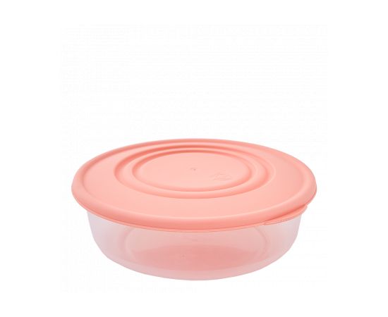 Container for products Aleana round 0.55 l transparent/apricot