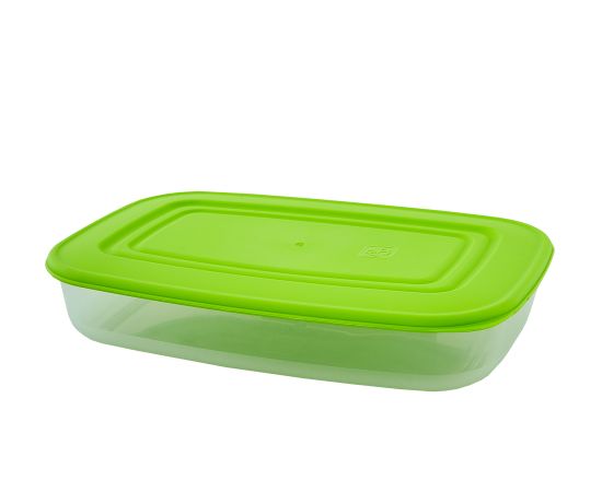 Container Aleana for products rectangular 1.5 l transparent/olive