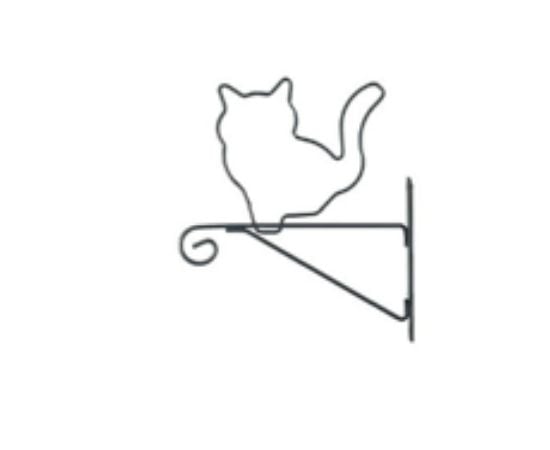 ყვავილების საკიდი Metallurgica Buzzi Wall Bracket Cat 29x32 სმ