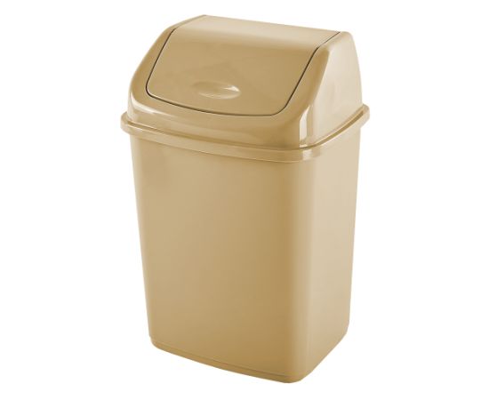 Trash can Aleana 18 l beige