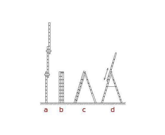 Three-section ladder NV 2230313 865 cm