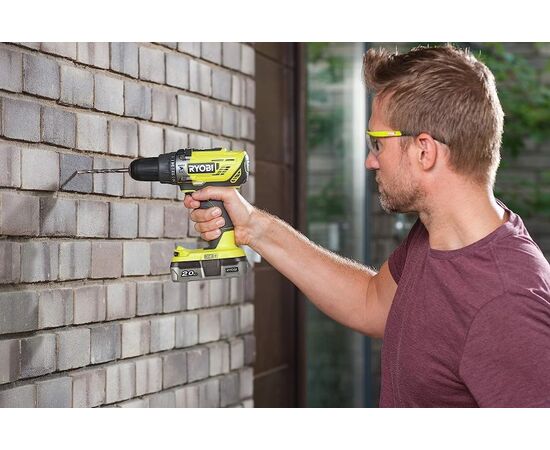 Аккумуляторный ударный дрель-шуруповерт Ryobi R18PD3-242S 18V