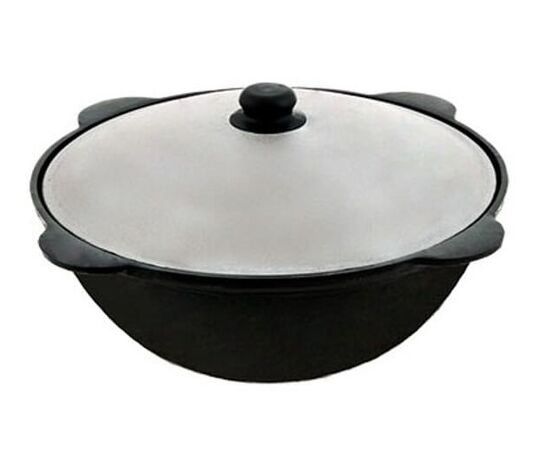 Cast iron cauldron with aluminum cover Davr Metall 16 l