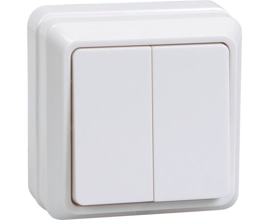 Switch IEK OKTAVA 2 key white