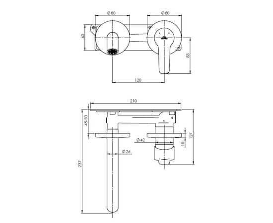 Mixer Rubineta Torino-1F (BK)