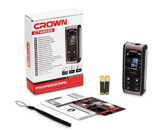 ლაზერული მანძილის საზომი Crown CT44032 40 მ