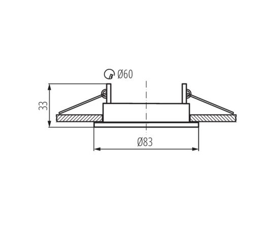 Point light Kanlux ALOR DSO-B 26791 Gx5.3/GU10 1x MAX 35W