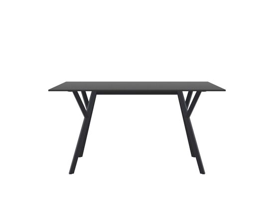 Table black MAX DÉCOR 74x140x80 cm