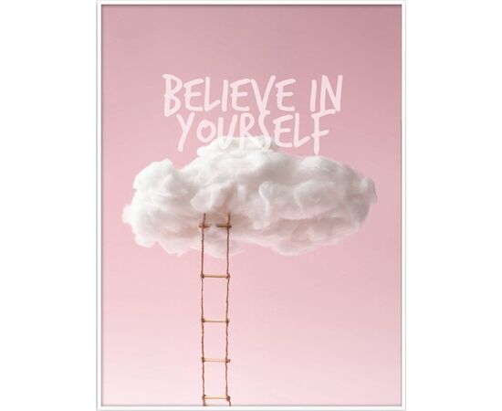 Picture in a frame Styler AB168 BELIEVE 50X70