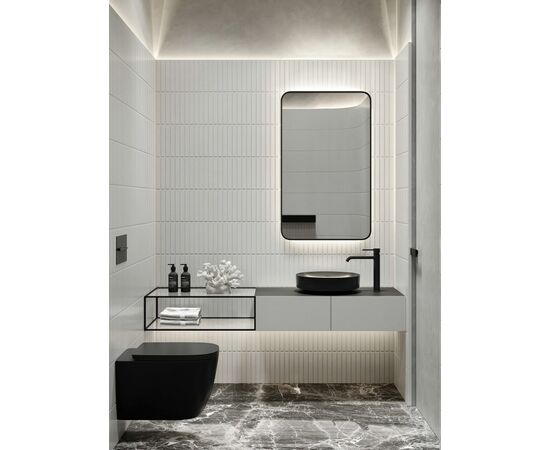 Mirror with black non-contact sensor Silver Mirrors Incanto 600х1000