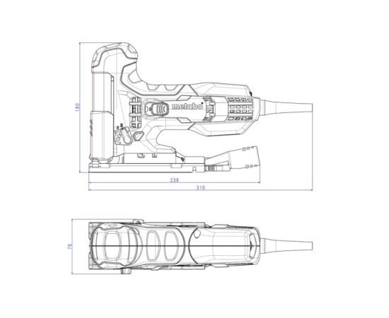 ბეწვა ხერხი Metabo STE 100 QUICK 710W (601100000)